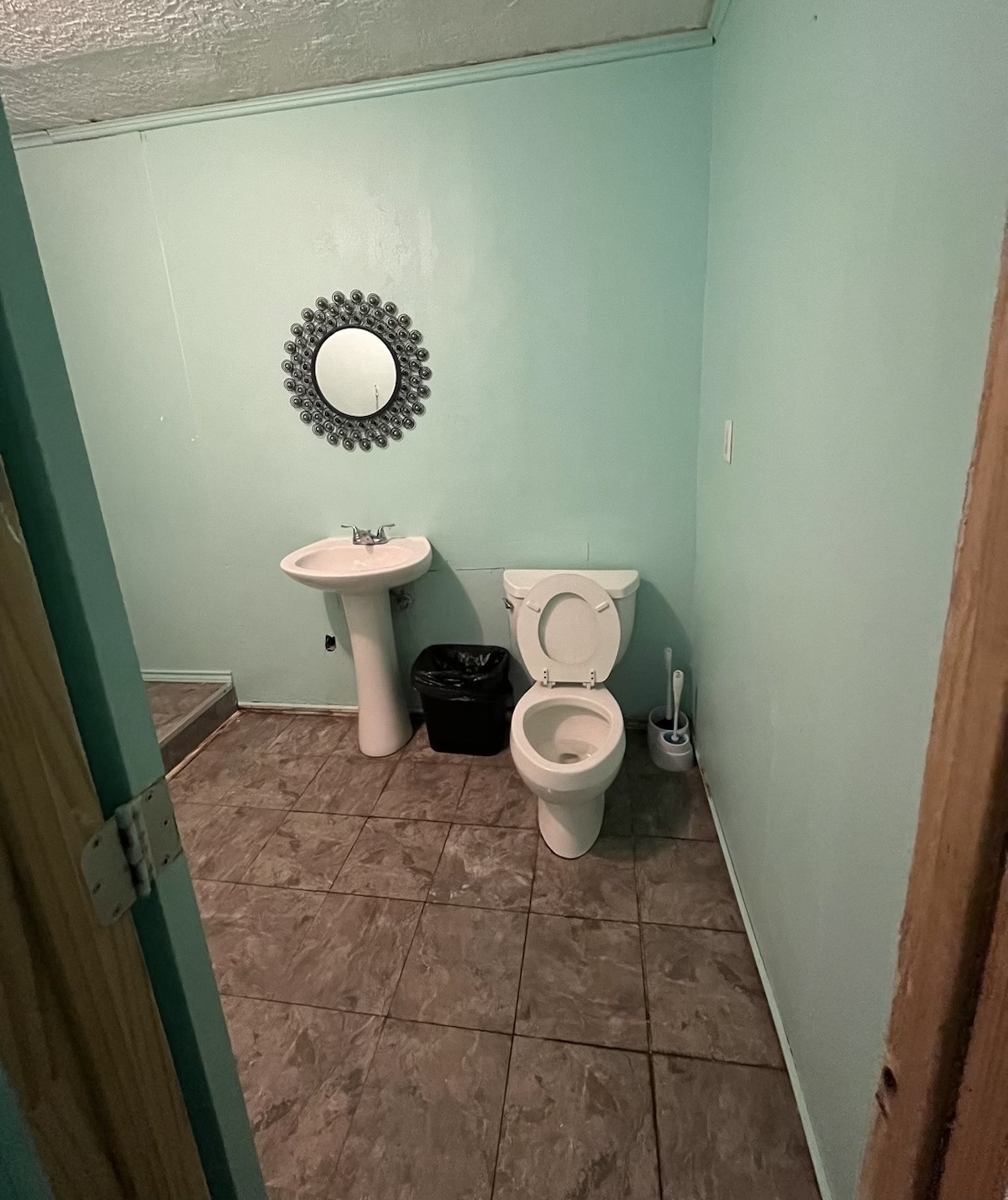Clean private restroom